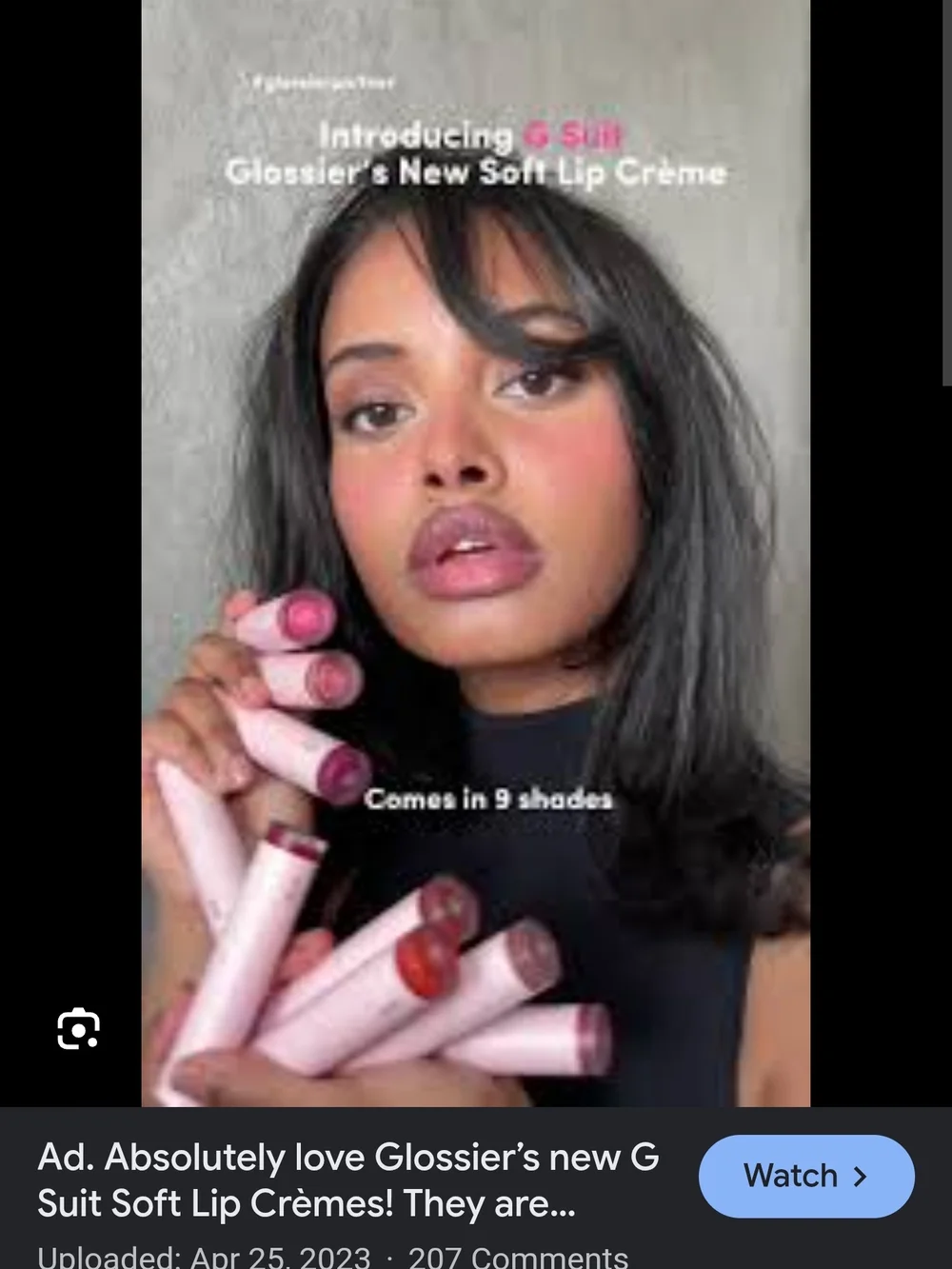 Glossier Soft-Soothing Creme Lipstick In Tempo NIB